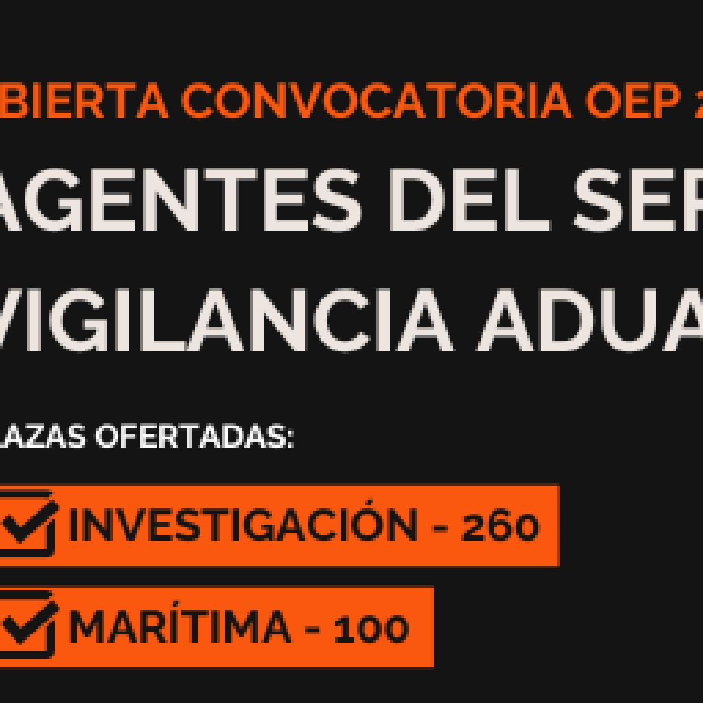 Abierta convocatoria Agente de Aduanas 2023