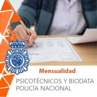 Curso Intensivo de Preparación Psicotécnicos, Biodata y Personalidad Oposición Policía Nacional Escala Básica