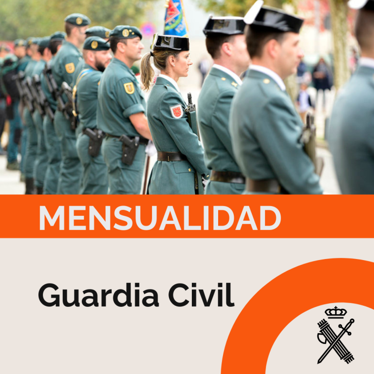 Mensualidad Oposición Guardia Civil